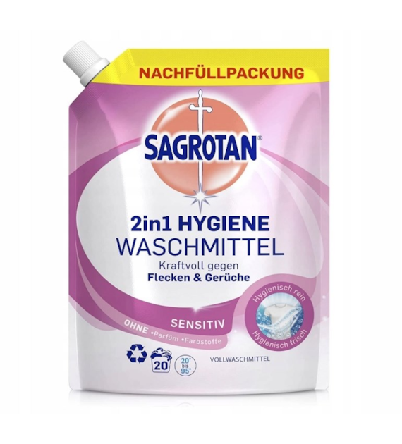Sagrotan 2in1 Hygiene Sensitive Gel Zapas 20p 1L