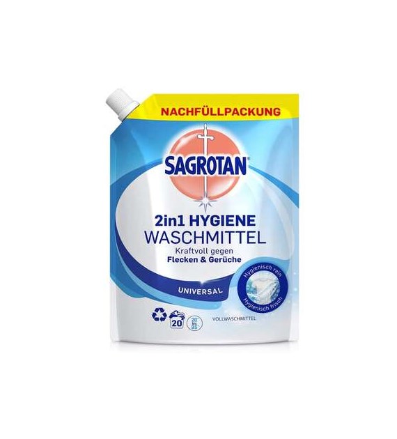 Sagrotan 2in1 Hygiene Universal Gel Zapas 20p 1L