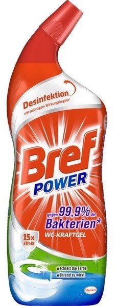 Bref 15x Effect WC Gel 99,9% Bakterien 750ml