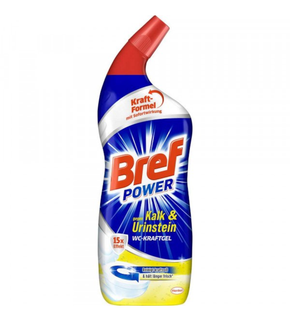 Bref 15x Effekt Kalk Urinstein WC Gel 750ml