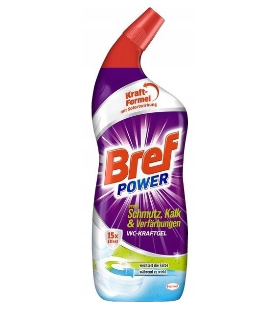 Bref 15x Effect Schmutz Kalk Verfar WC Gel 750ml