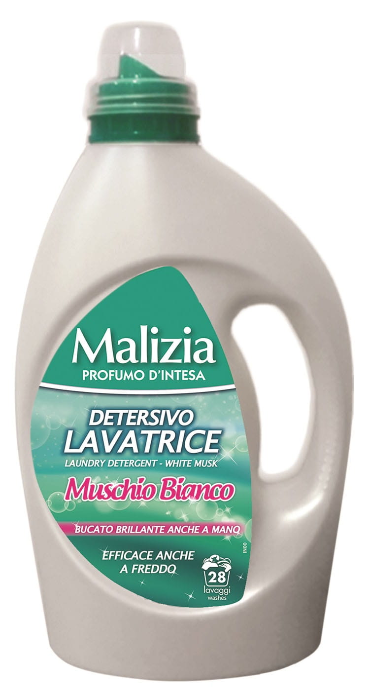 Malizia Detersivo Muschio Bianco Gel 28p 1,8L