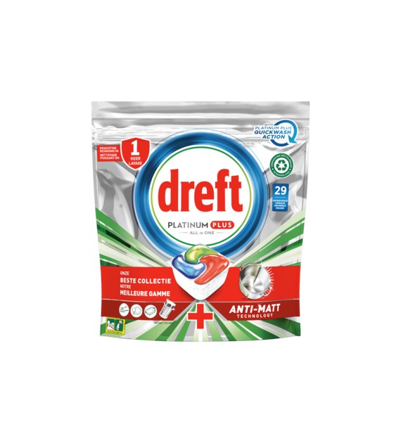 Dreft Platinum Plus All in One Tabs 29szt 450g