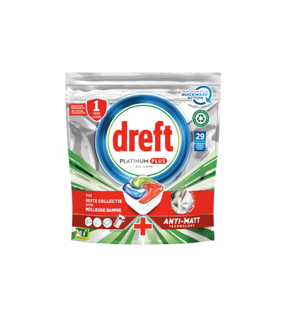 Dreft Platinum Plus All in One Tabs 29szt 450g