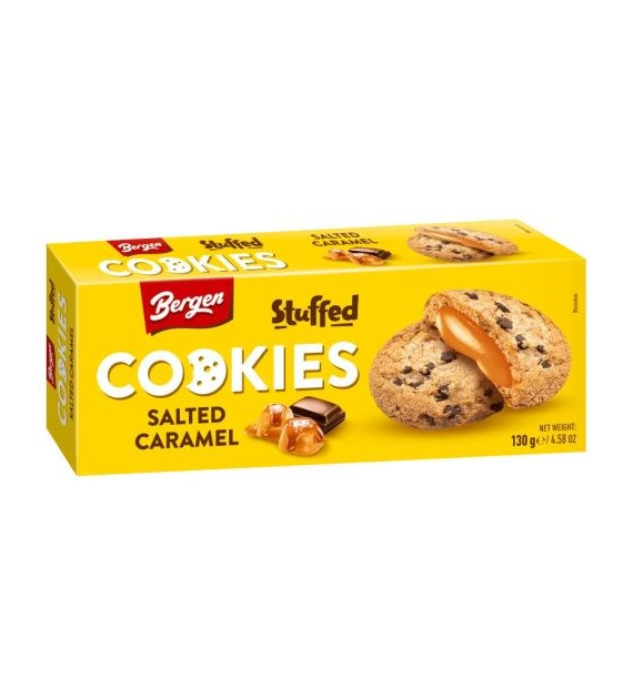 Bergen Salted Caramel Ciastka 130g