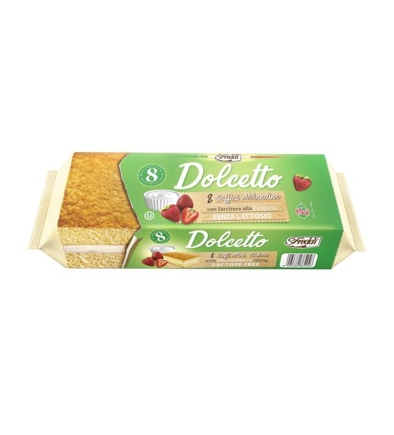 Freddi Dolcetto Fragola Ciasto 8szt 200g