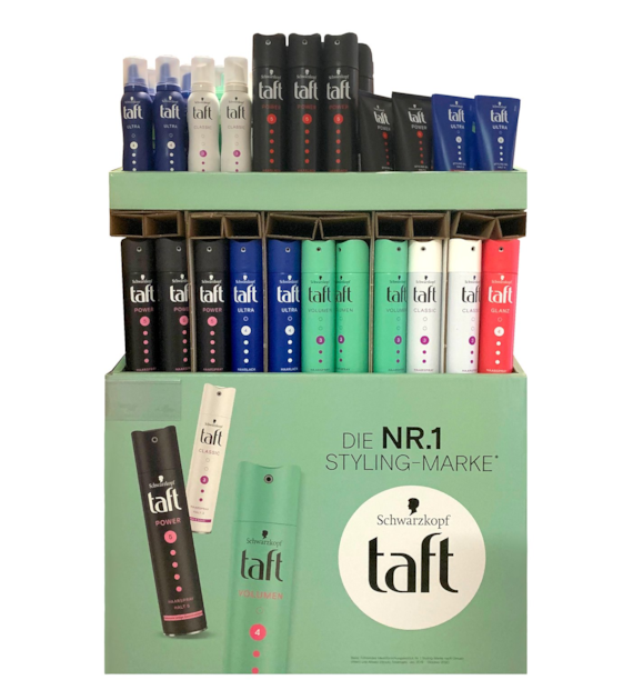 Taft Lakier Pianka Żel Stand 145szt