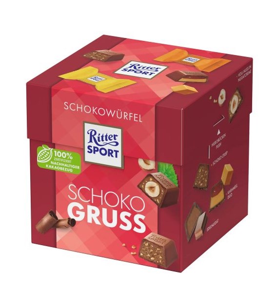 Ritter Sport Schokowurfel Schoko Gruss 24szt 192g
