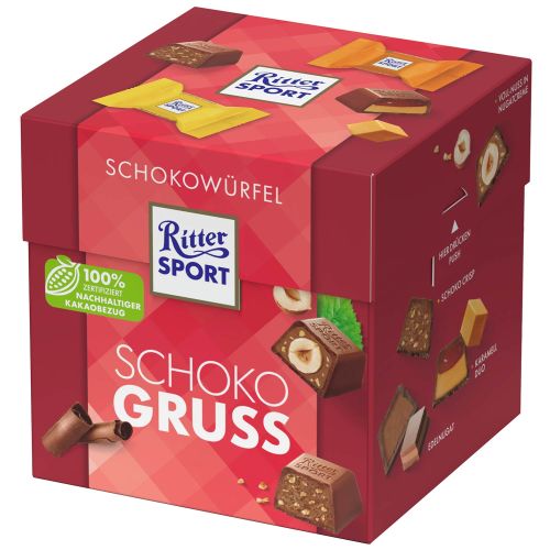 Ritter Sport Schokowurfel Schoko Gruss 24szt 192g