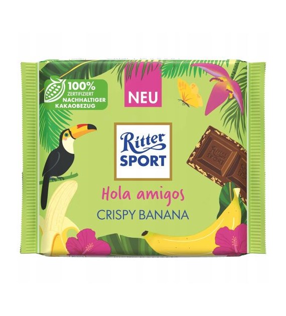 Ritter Sport Hola Amigos Crispy Banana 100g