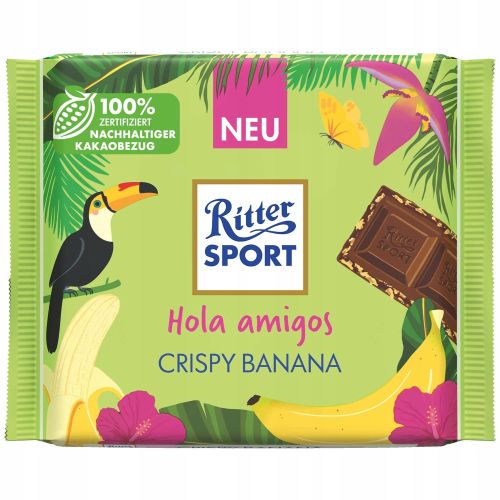 Ritter Sport Hola Amigos Crispy Banana Czeko 100g