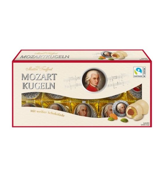 Maitre Mozartkugeln Weisser Praliny 200g