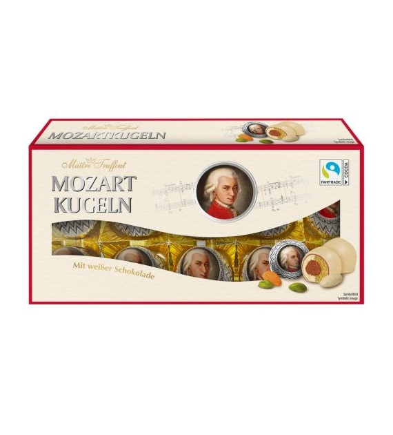 Maitre Mozartkugeln Weisser Praliny 200g