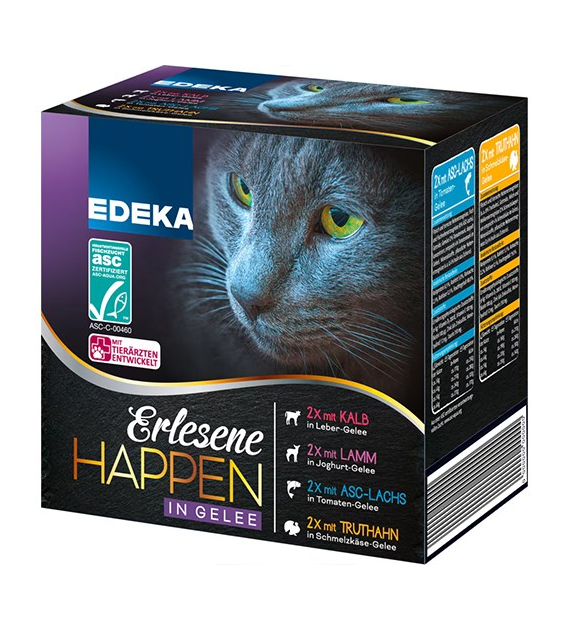 Edeka Erlesene in Gelee Karma dla Kota 8szt 680g
