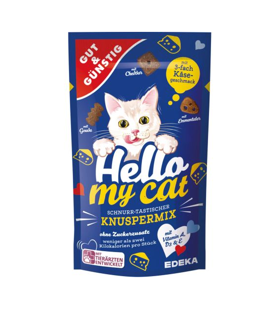 G&G Hello My Cat Knuspermix 3-fach Kase 70g
