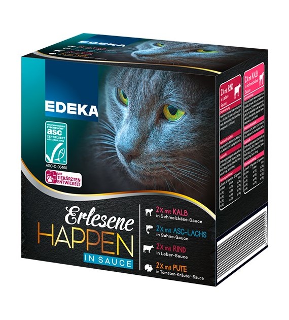 Edeka Erlesene in Sauce Karma dla Kota 8szt 680g