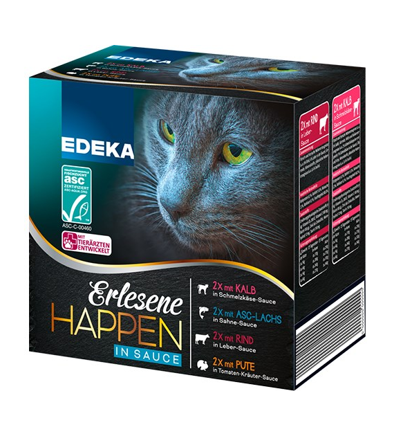 Edeka Erlesene in Sauce Karma dla Kota 8szt 680g