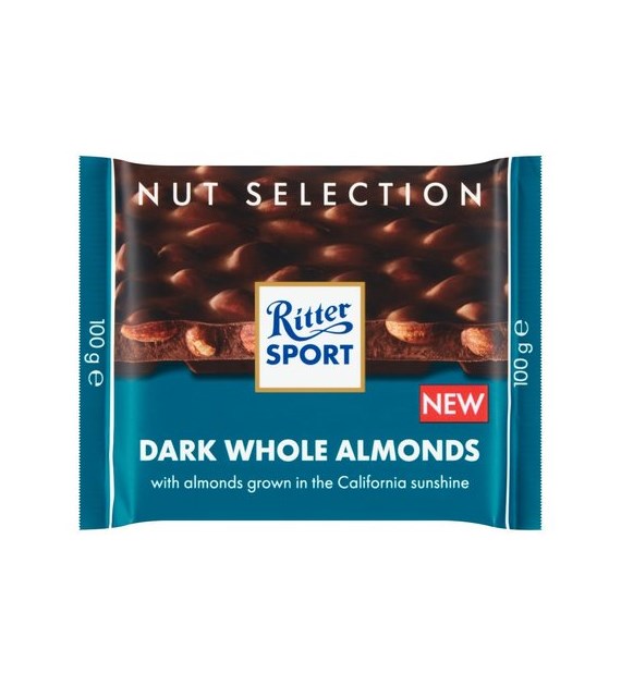 Ritter Sport Dark Whole Almonds Czekolada 100g