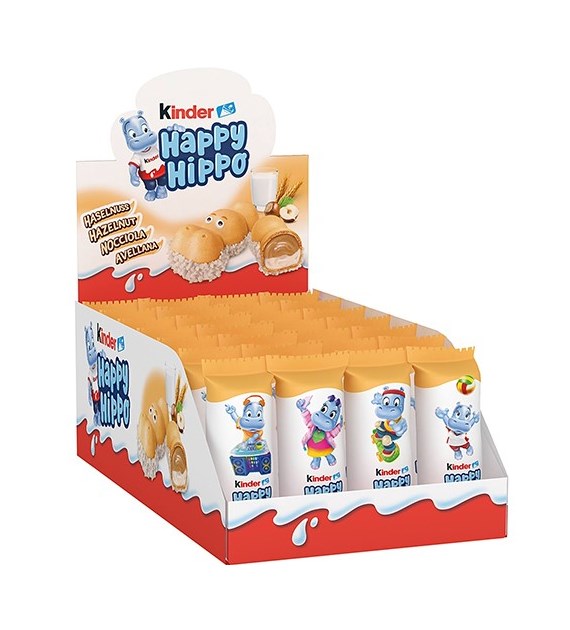Kinder Happy Hippo Haselnuss 28szt 579g