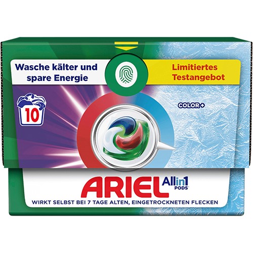 Ariel All in 1 Pods Color+ Kartonik 10p 204g