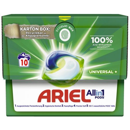 Ariel All in 1 Pods Universal+ Kartonik 10p 273g