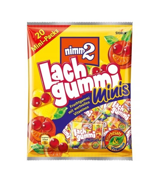 Nimm2 Lach Gummi Minis Żelki 210g