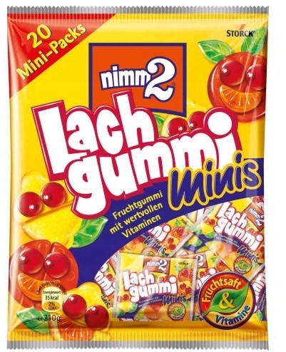 Nimm2 Lach Gummi Minis Żelki 210g