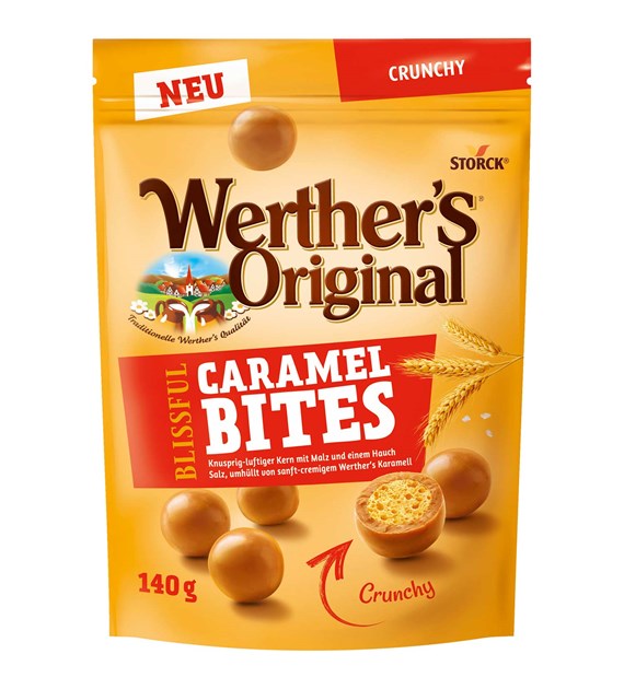 Werther's Original Caramel Bites Crunchy 140g