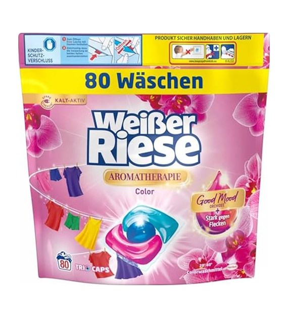 Weißer Riese Trio-Caps Color Orchidee 80p 960g