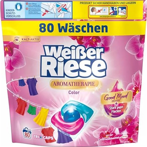 Weißer Riese Trio-Caps Color Orchidee 80p 960g