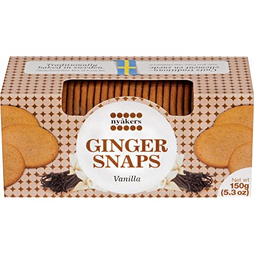 Nyakers Ginger Snaps Vanilla Ciastka 150g