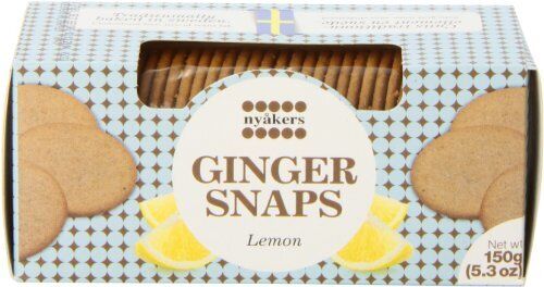 Nyakers Ginger Snaps Lemon Ciastka 150g