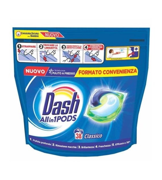 Dash All in 1 Pods Classico 38p 957g