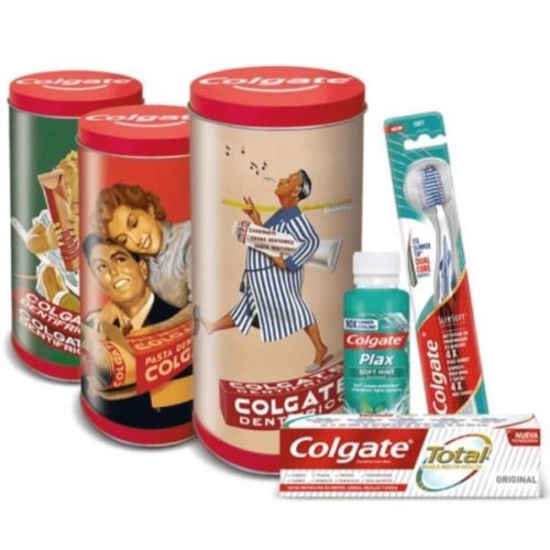 Colgate Zestaw Pasta + Szczoteczka + Płyn Puszka