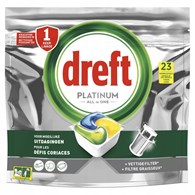 Dreft Platinum All in One Citron Tabs 23szt 343g