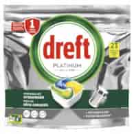 Dreft Platinum All in One Citron Tabs 23szt 343g