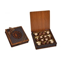 Bolci Wood&Leather Bronze Box Pralinki 175g