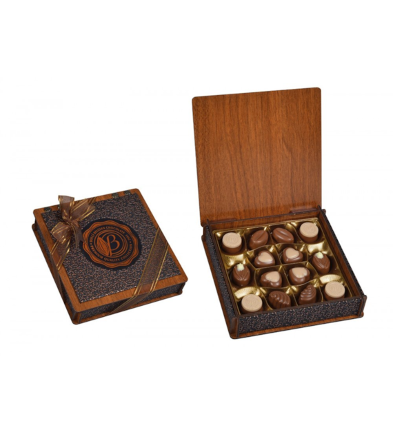 Bolci Wood&Leather Bronze Box Pralinki 175g