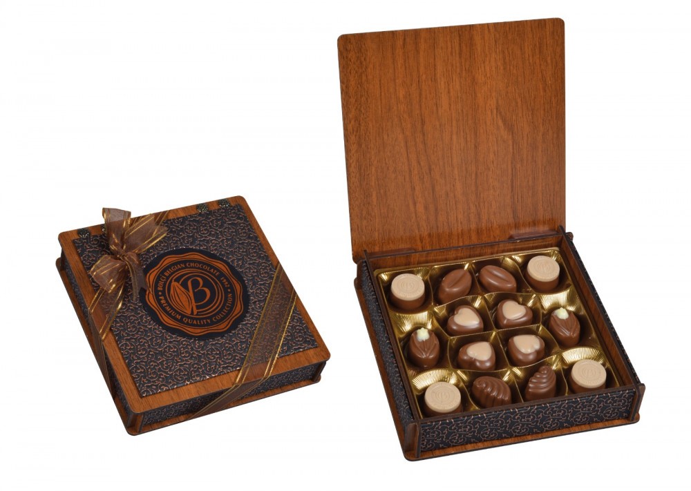 Bolci Wood&Leather Bronze Box Pralinki 175g