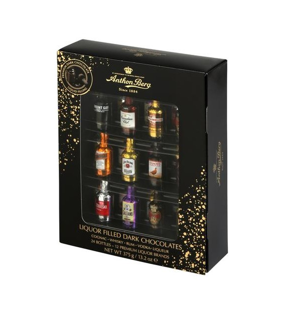 Anthon Berg Liquor Filled Dark Chocolates 375g