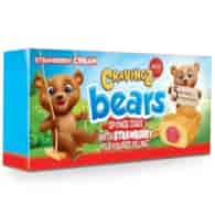 Jouy&Co Bears Sponge Cake Strawberry 5szt 200g