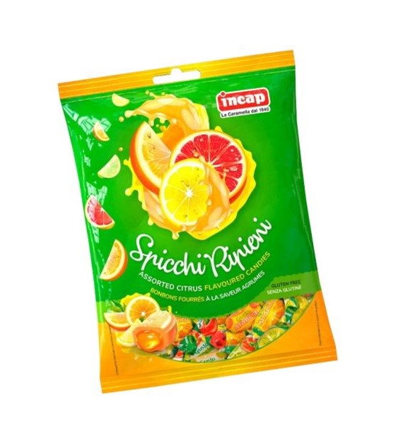 Incap Spicchi Ripieni Citrus Cukierki 200g