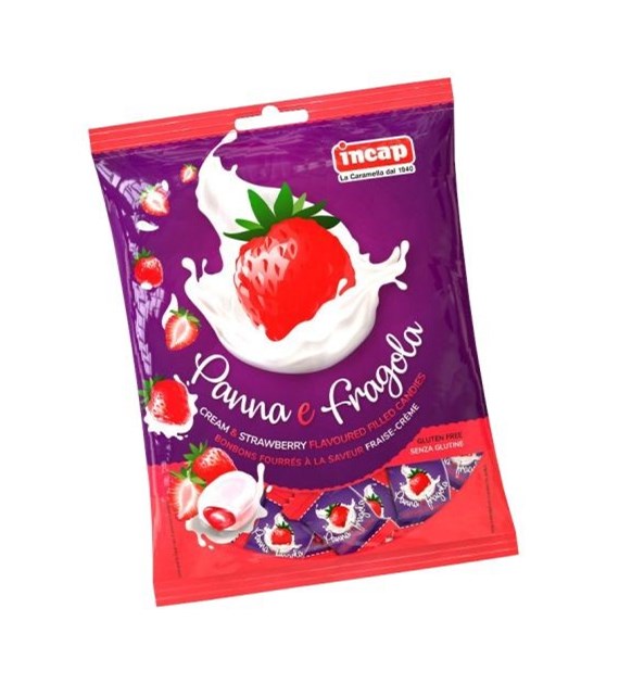 Incap Panna a Fragola Strawberry Cukierki 200g