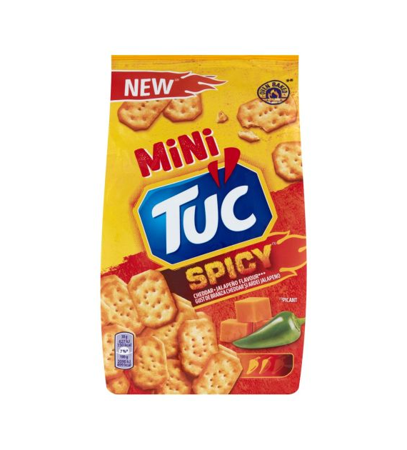 Tuc Mini Spicy Cheddar Jalapeno 85g