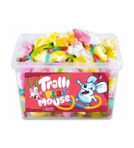 Trolli Playmouse Żelki 75szt 1,2kg