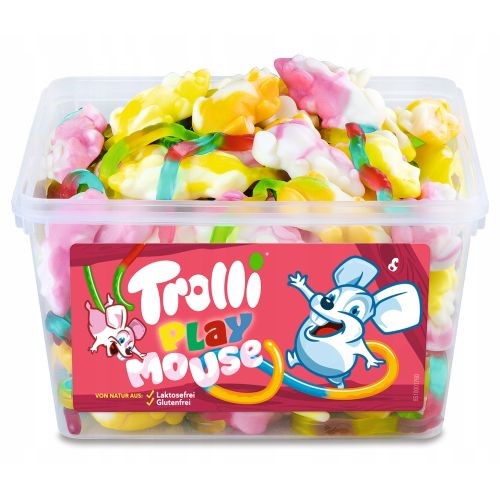 Trolli Playmouse Żelki 75szt 1,2kg