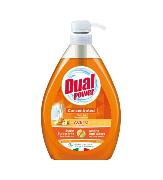 Dual Power Piatti Gel Aceto do Naczyń 1L