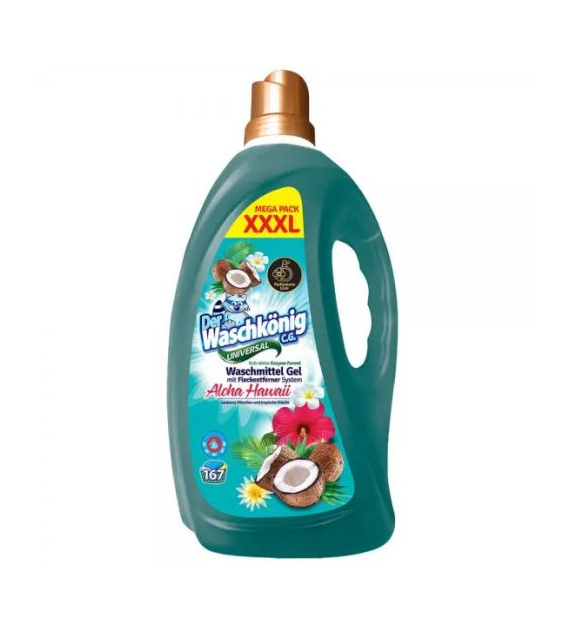 Waschkonig Aloha Hawaii Universal Gel 167p 5L