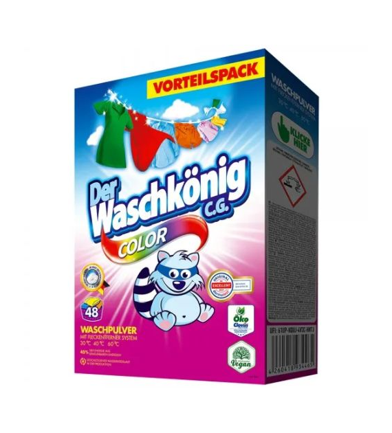 Waschkonig Color Proszek 48p 2,8kg