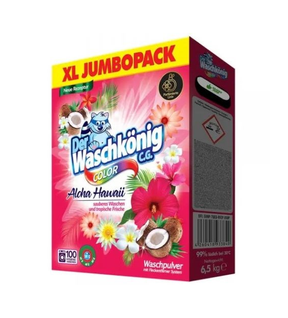 Waschkonig Aloha Hawaii Color Proszek 100p 6,5kg